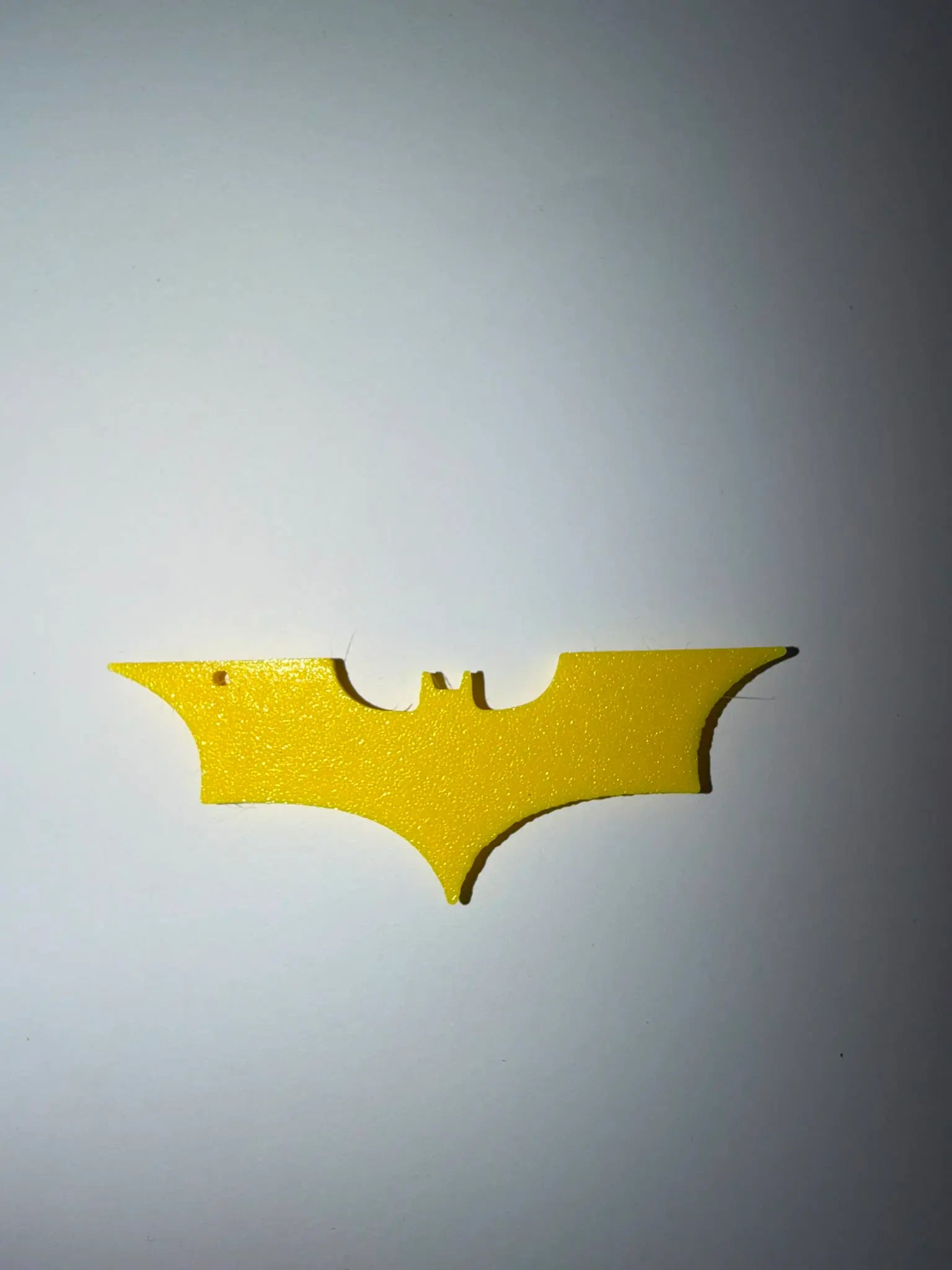 Llavero de Batman - Silueta Logo de Cómic con Acabado Premium