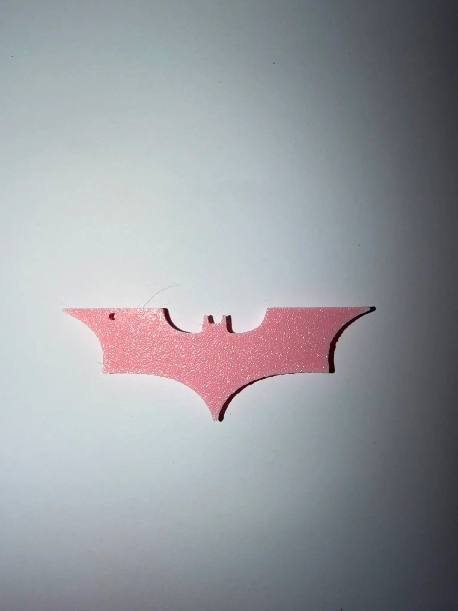 Llavero de Batman - Silueta Logo de Cómic con Acabado Premium