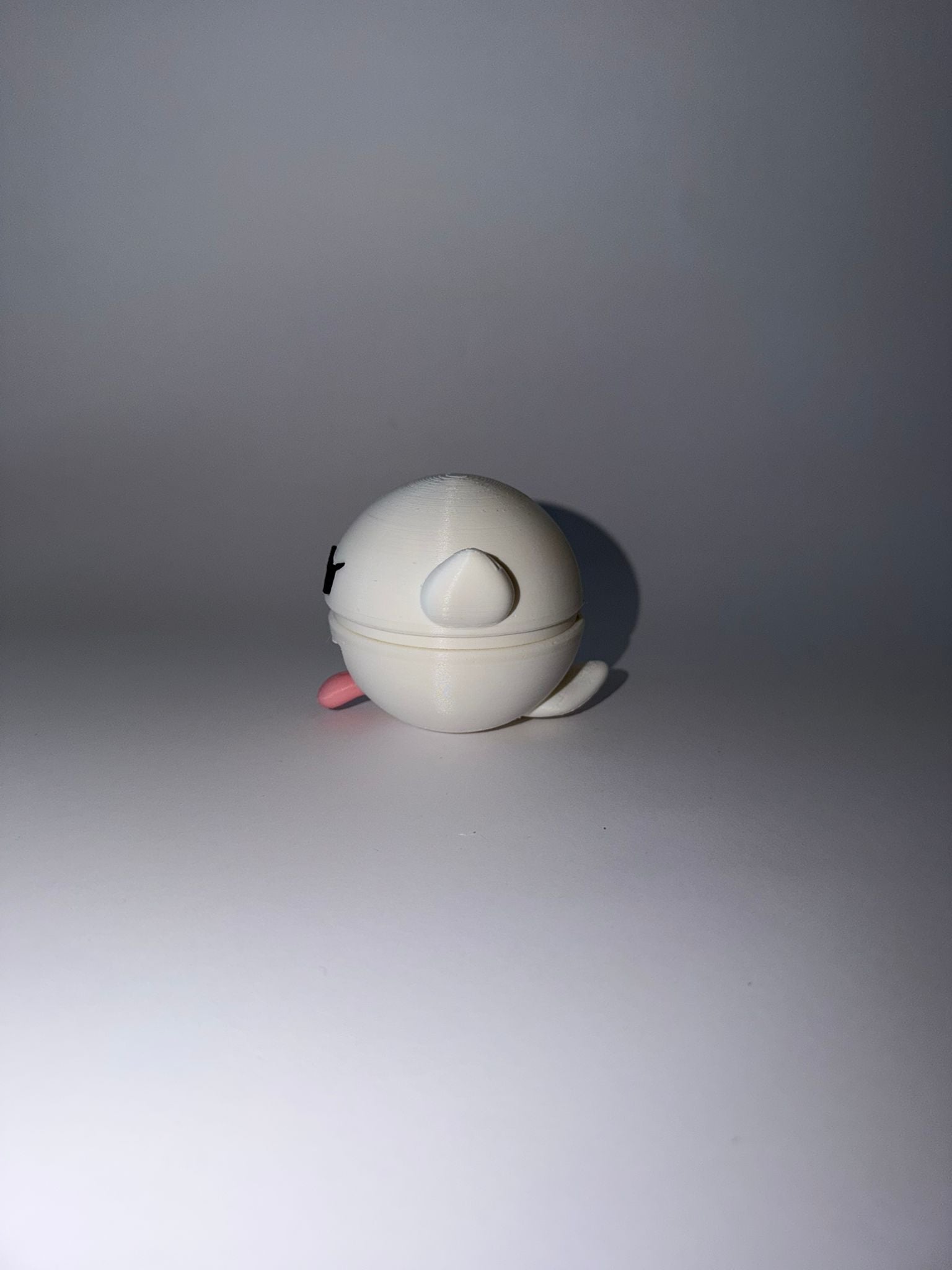 Fusionball de Boo (Super Mario) Impresa en 3D - Figura de Colección Nintendo Mashup