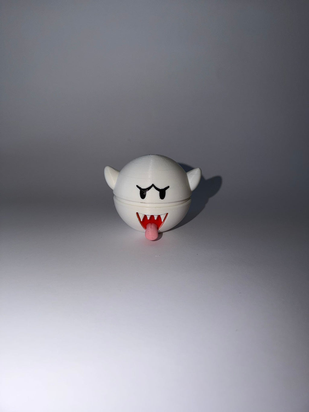 Fusionball de Boo (Super Mario) Impresa en 3D - Figura de Colección Nintendo Mashup