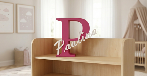 Letra personalizada 3D con nombre