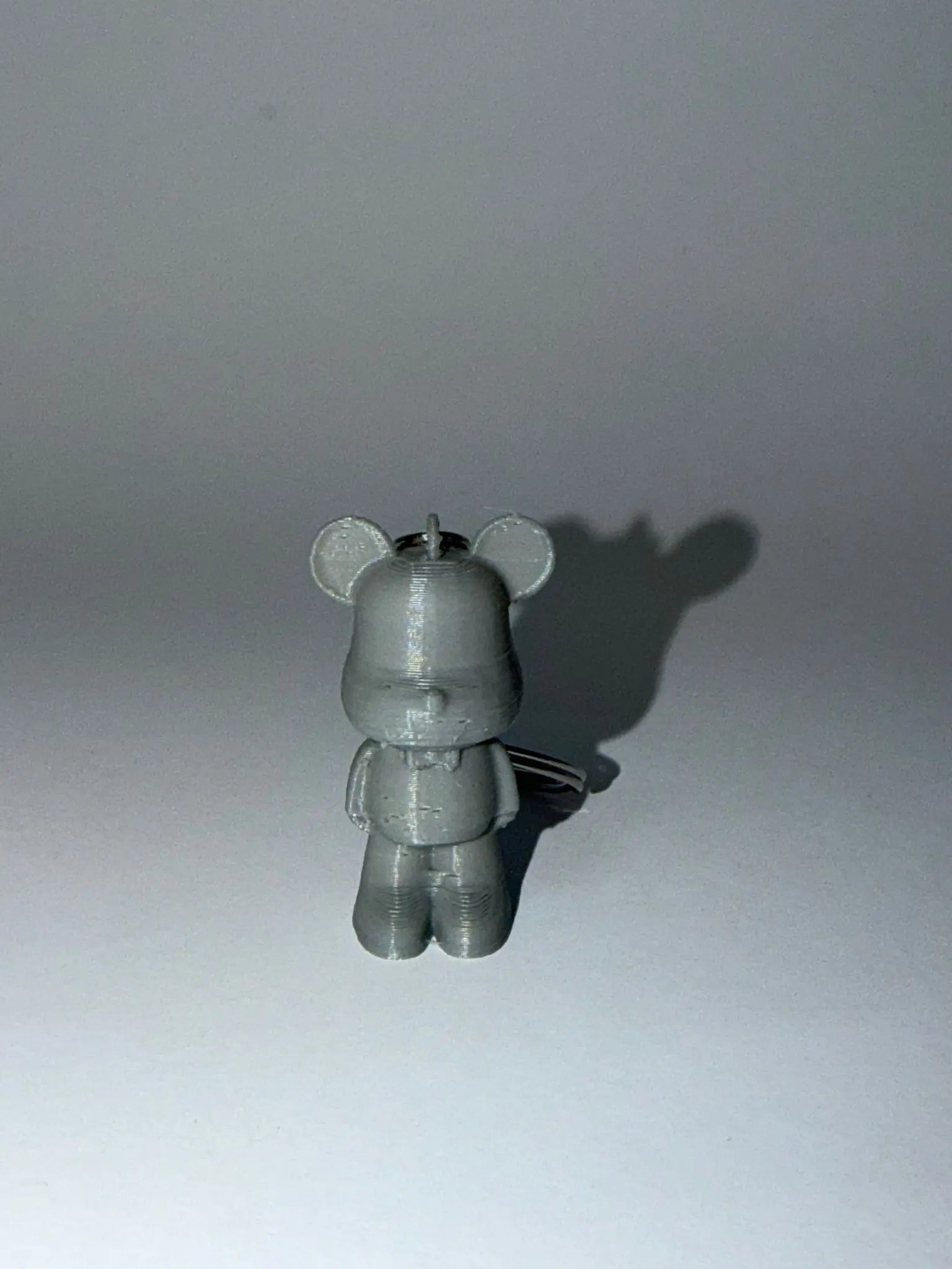 Llavero Osito Art Toy - Miniatura 3D Estilo Urbano Coleccionable