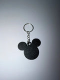 Llavero Silueta Mickey Mouse - Diseño Clásico con Acabado Texturizado
