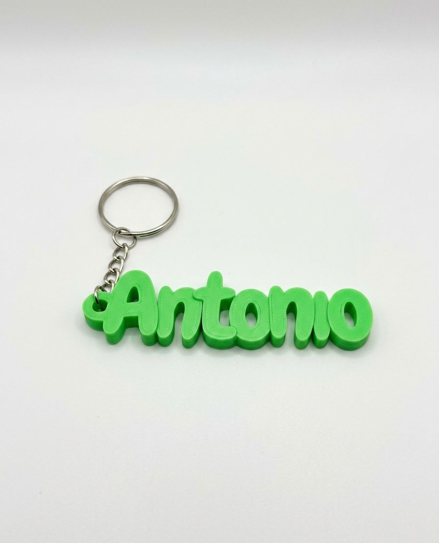 Llavero Personalizado con Nombre - Diseño 3D a Medida