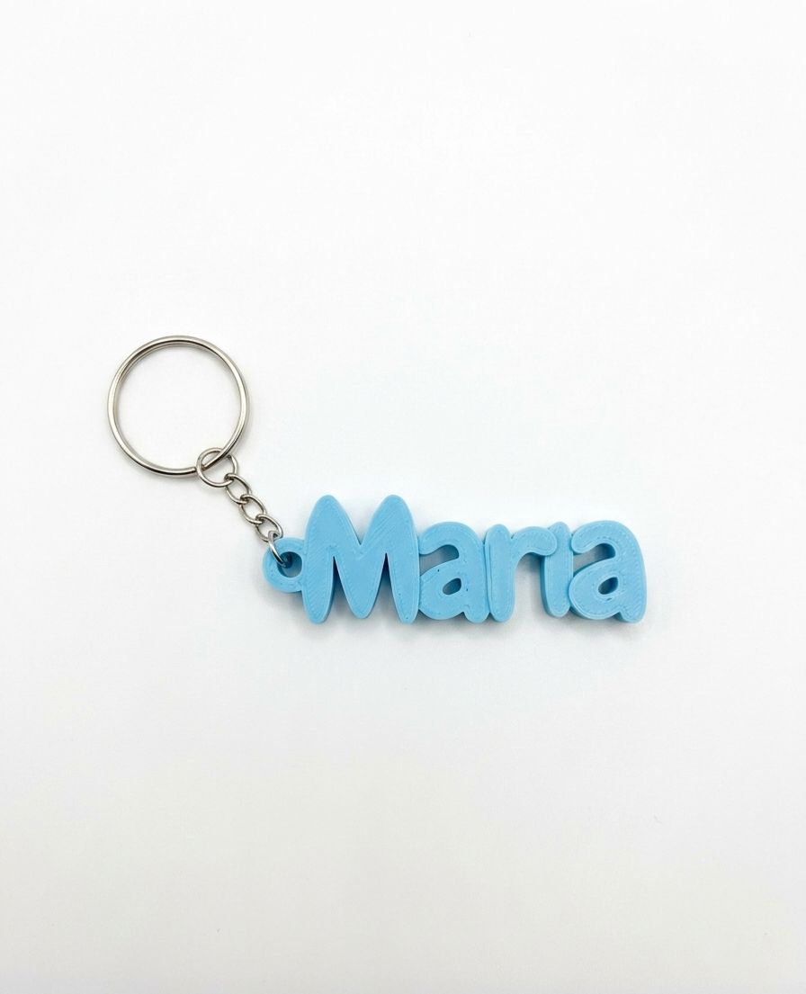 Llavero Personalizado con Nombre - Diseño 3D a Medida