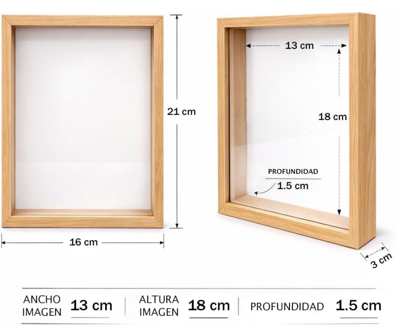 Litofanía Personalizada con Marco de Madera - Lámpara de Foto en 3D