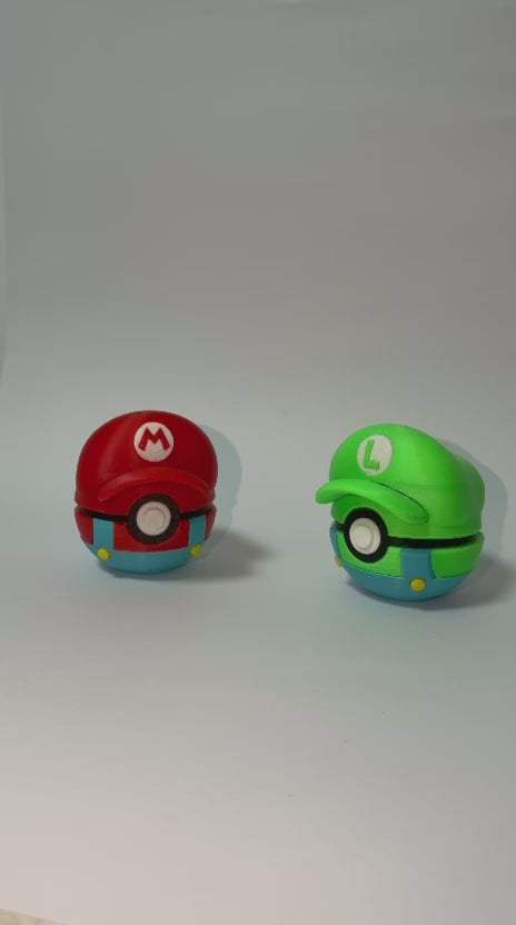 Pack Fusionballs de Mario y Luigi Impresas en 3D - Edición Especial de Colección